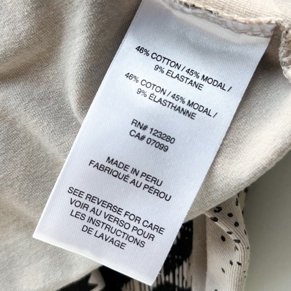 Travis Mathew Mens Short Sleeve Golf Polo Shirt XXL Tan Black White Houndstooth - Picture 10 of 10